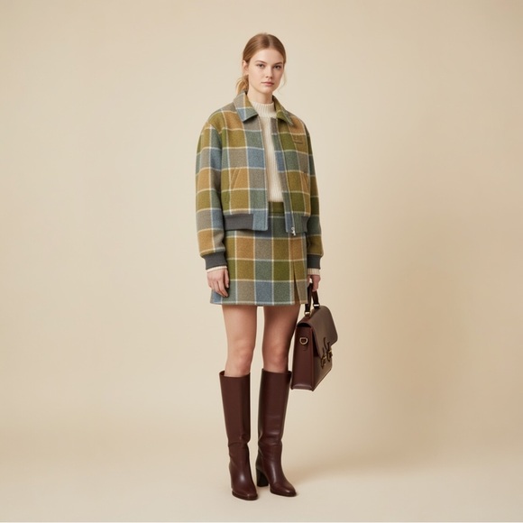 VIP Only Miu Miu Checked blouson jacket It38 - Picture 3 of 7